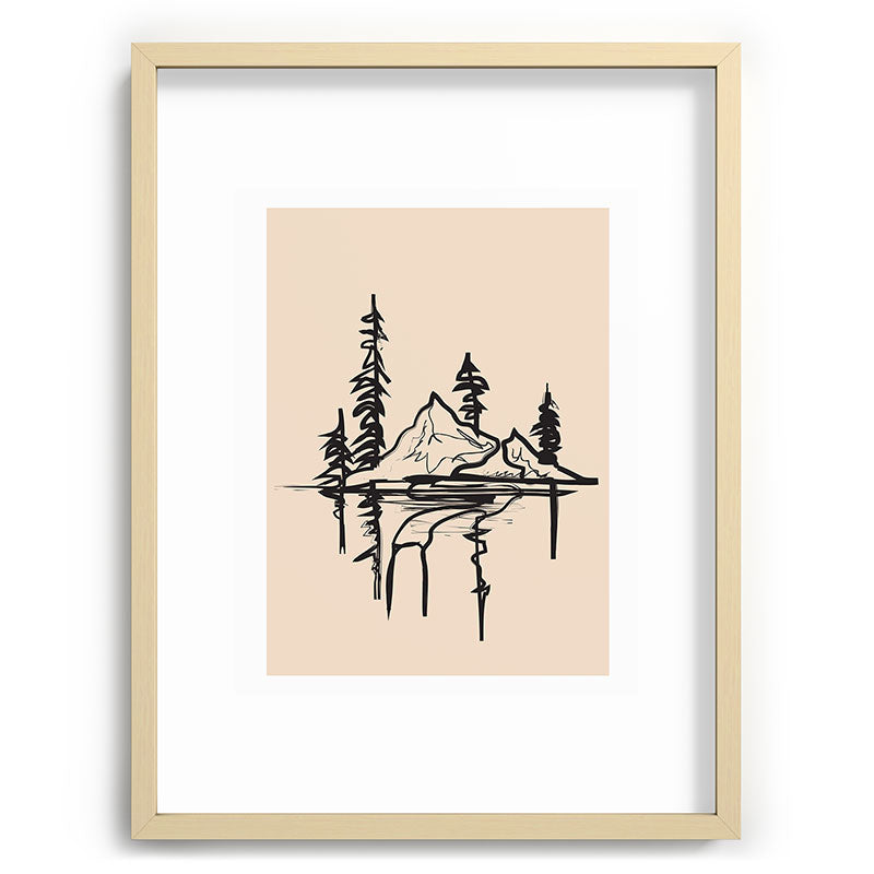 Abstract Landscape II Framed Art Print Gallery Image 72