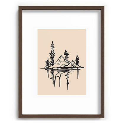 Abstract Landscape II Framed Art Print Gallery Image 67