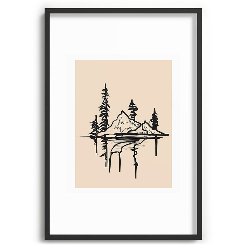 Abstract Landscape II Framed Art Print Gallery Image 62
