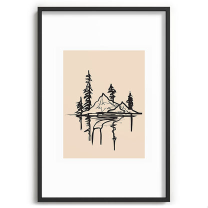 Abstract Landscape II Framed Art Print Gallery Image 62
