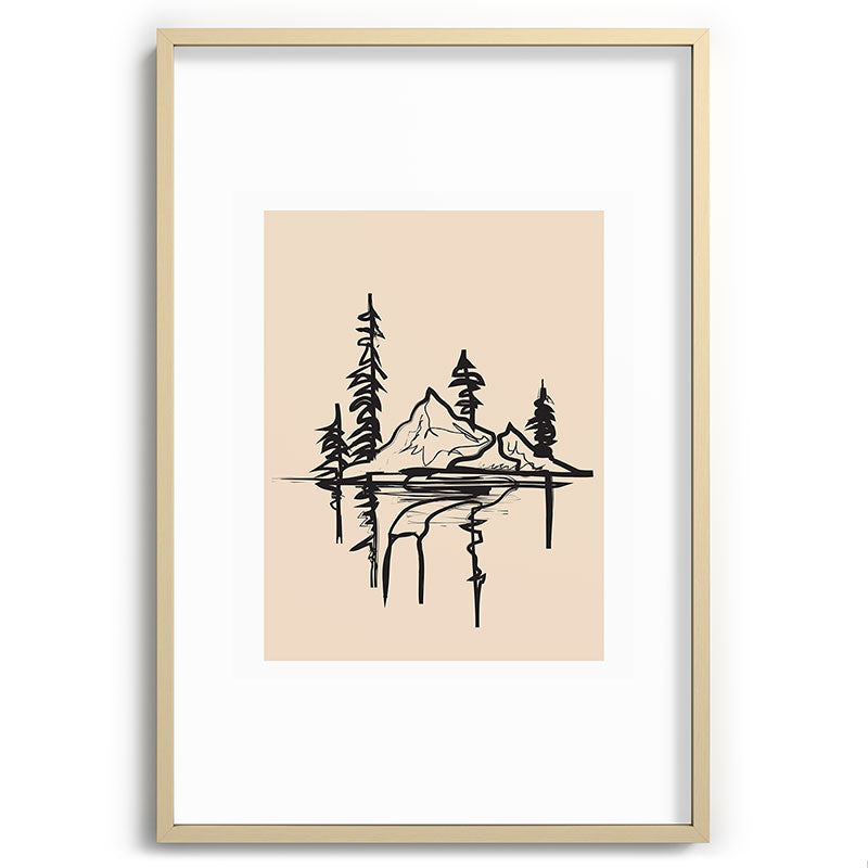 Abstract Landscape II Framed Art Print Gallery Image 74