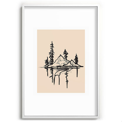 Abstract Landscape II Framed Art Print Gallery Image 80