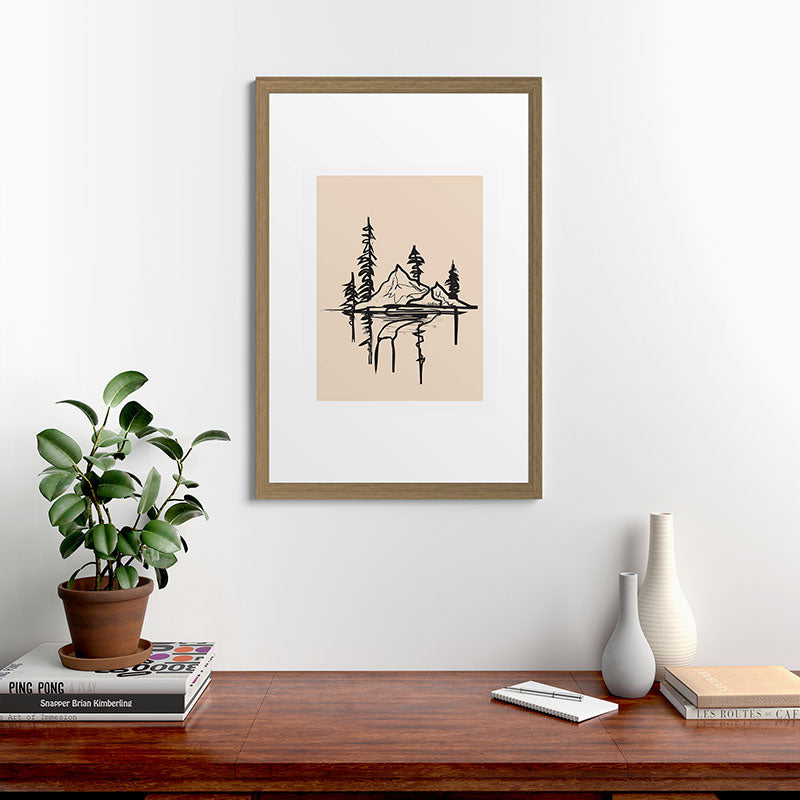 Abstract Landscape II Framed Art Print Gallery Image 41