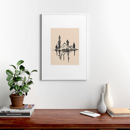 Abstract Landscape II Framed Art Print Gallery Image 27