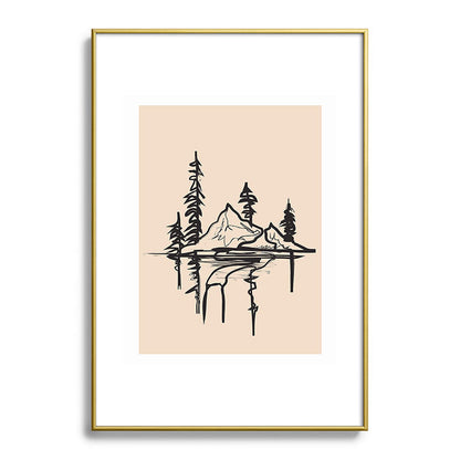 Abstract Landscape II Framed Art Print Gallery Image 90