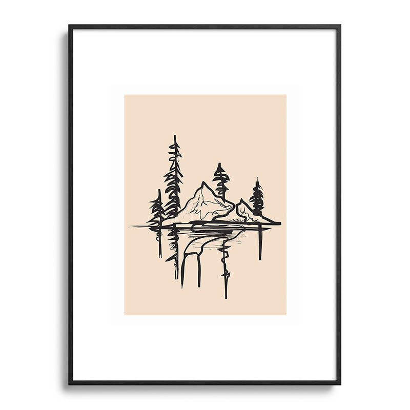 Abstract Landscape II Framed Art Print Gallery Image 85