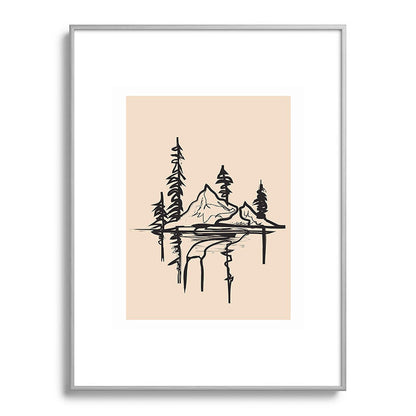 Abstract Landscape II Framed Art Print Gallery Image 99