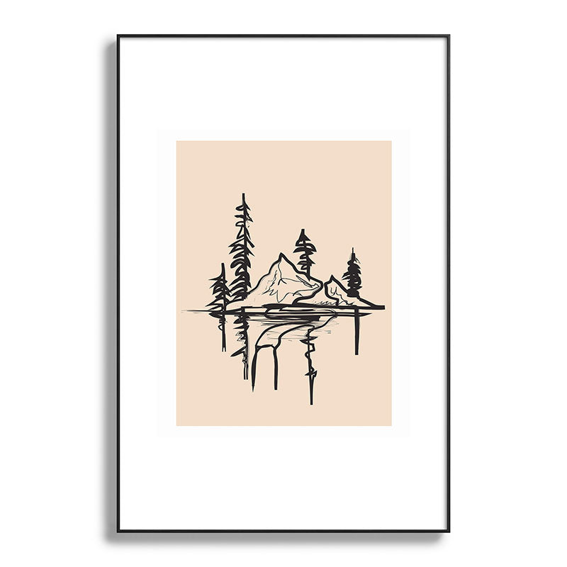Abstract Landscape II Framed Art Print Gallery Image 86
