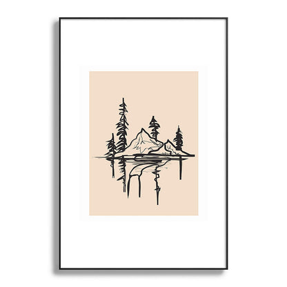 Abstract Landscape II Framed Art Print Gallery Image 87