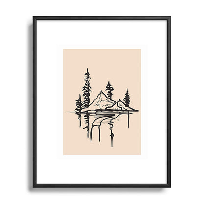 Abstract Landscape II Framed Art Print Gallery Image 82