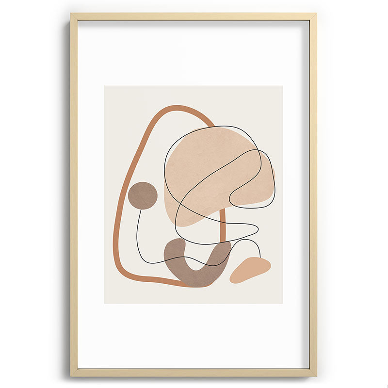 Abstract Line Movement III Framed Art Print Gallery Image 74