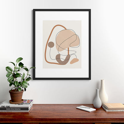 Abstract Line Movement III Framed Art Print Gallery Image 35