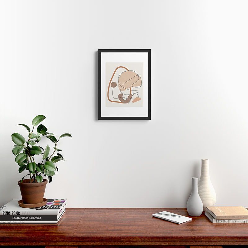 Abstract Line Movement III Framed Art Print Gallery Image 3