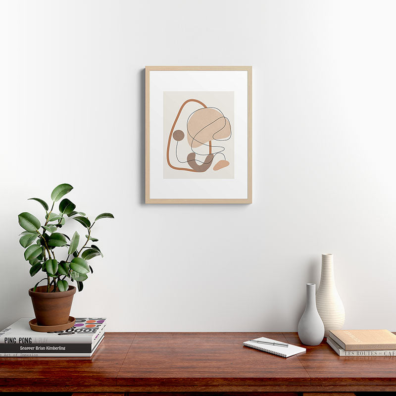 Abstract Line Movement III Framed Art Print Gallery Image 19