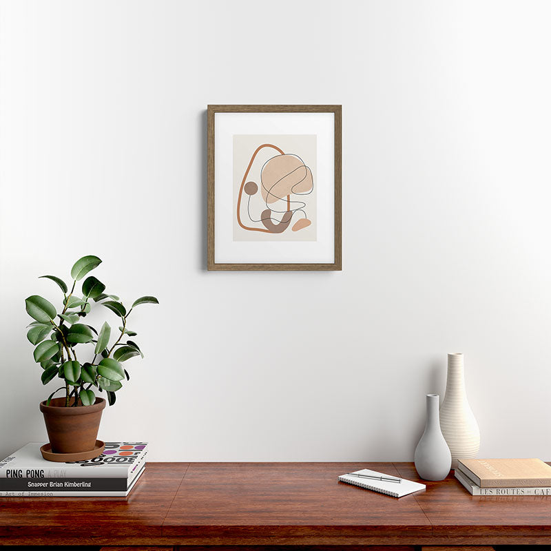 Abstract Line Movement III Framed Art Print Gallery Image 11