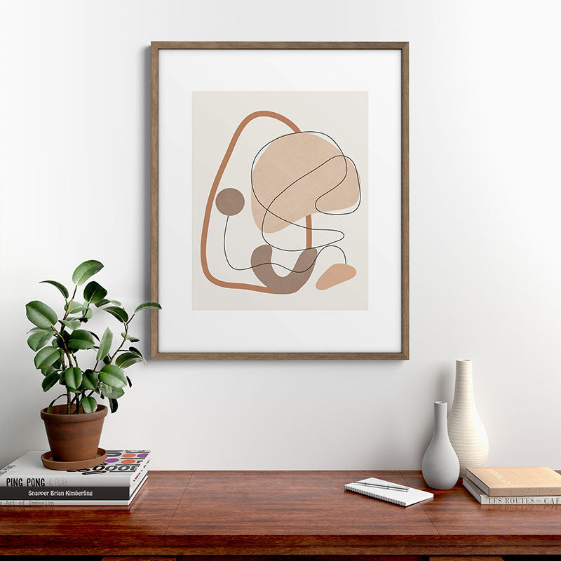 Abstract Line Movement III Framed Art Print Gallery Image 14