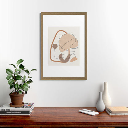 Abstract Line Movement III Framed Art Print Gallery Image 41