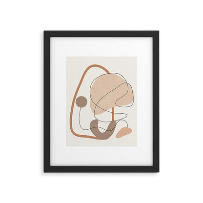 Abstract Line Movement III Framed Art Print Gallery Image 4