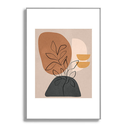 Abstract Minimal Plant 1 Framed Art Print Gallery Image 100