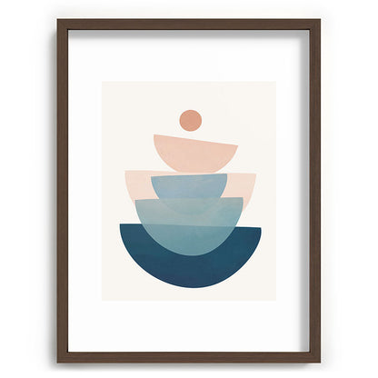 Abstract Minimal Shapes 31 Framed Art Print Gallery Image 91