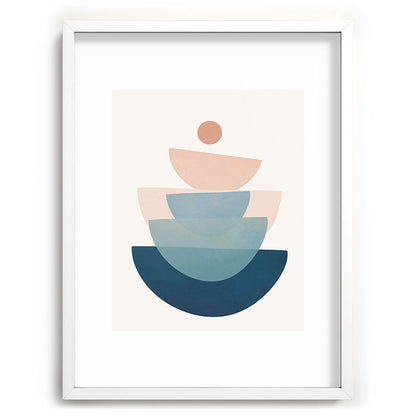 Abstract Minimal Shapes 31 Framed Art Print Gallery Image 107