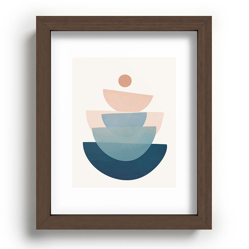 Abstract Minimal Shapes 31 Framed Art Print Gallery Image 86