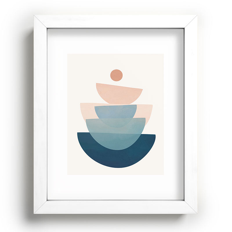 Abstract Minimal Shapes 31 Framed Art Print Gallery Image 104