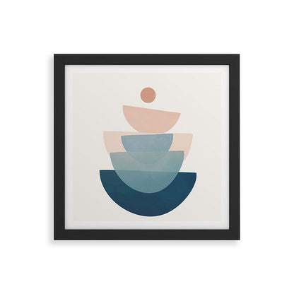 Abstract Minimal Shapes 31 Framed Art Print Gallery Image 50