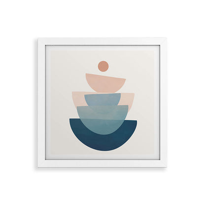 Abstract Minimal Shapes 31 Framed Art Print Gallery Image 82