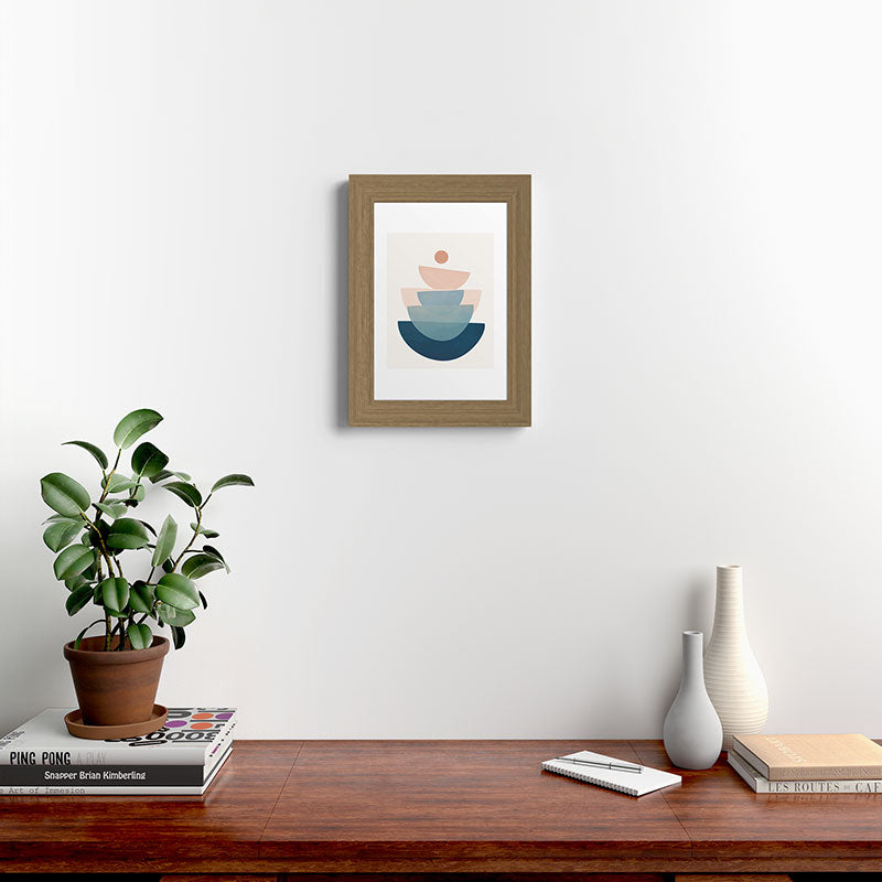 Abstract Minimal Shapes 31 Framed Art Print Gallery Image 52