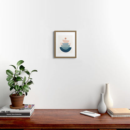 Abstract Minimal Shapes 31 Framed Art Print Gallery Image 12