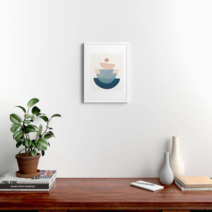 Abstract Minimal Shapes 31 Framed Art Print Gallery Image 32