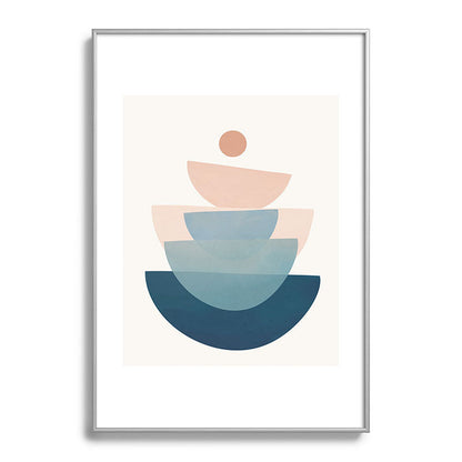 Abstract Minimal Shapes 31 Framed Art Print Gallery Image 132