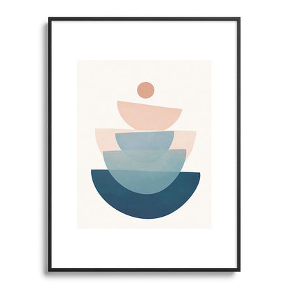 Abstract Minimal Shapes 31 Framed Art Print Gallery Image 116