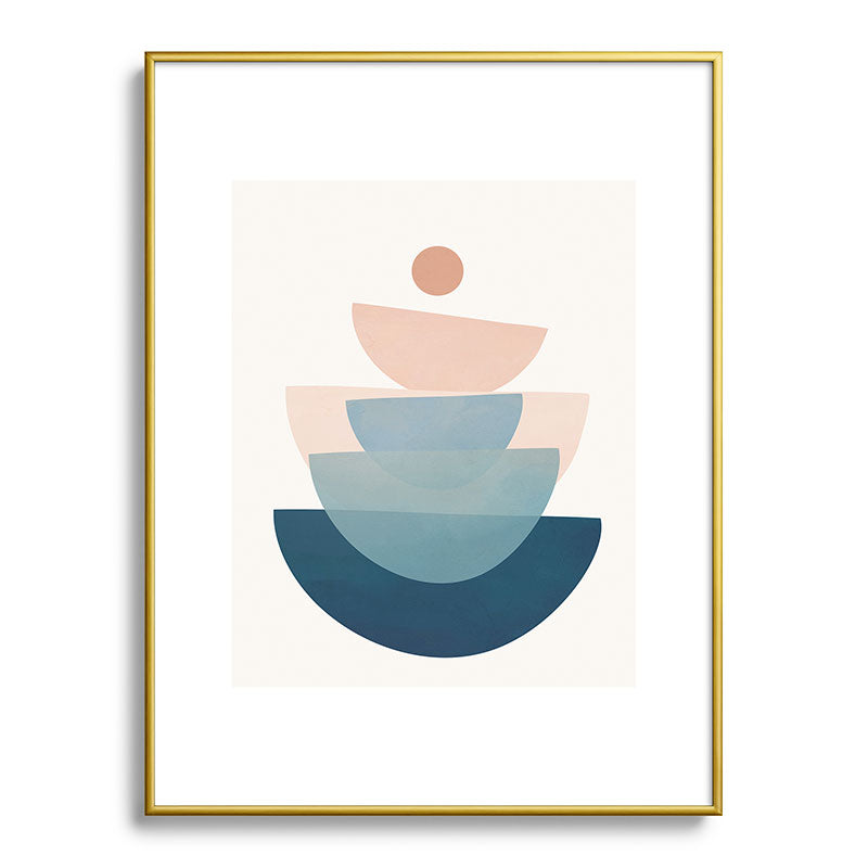 Abstract Minimal Shapes 31 Framed Art Print Gallery Image 125