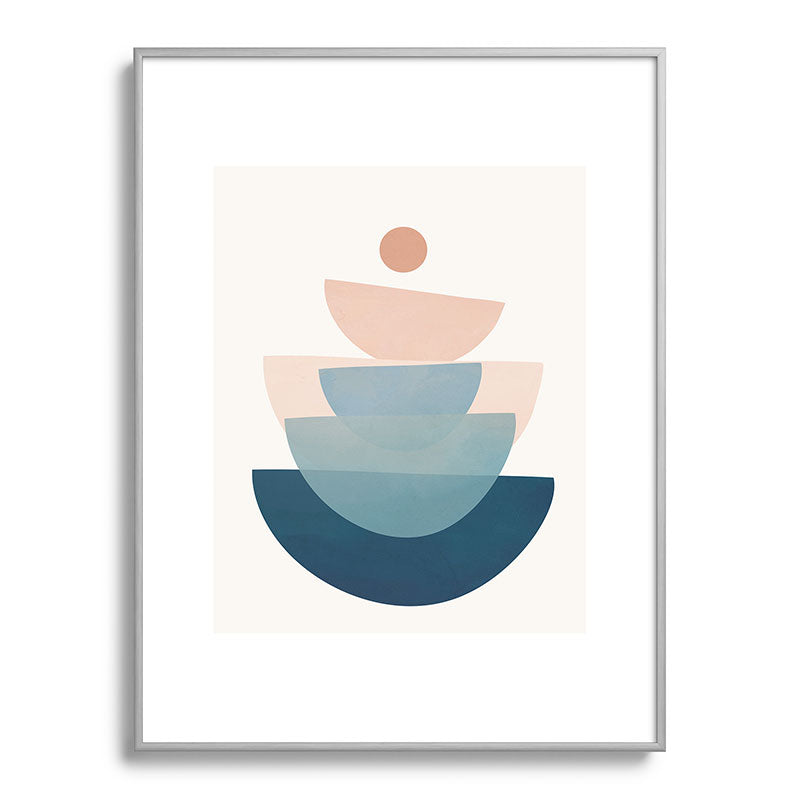 Abstract Minimal Shapes 31 Framed Art Print Gallery Image 135