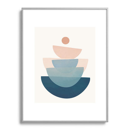 Abstract Minimal Shapes 31 Framed Art Print Gallery Image 134