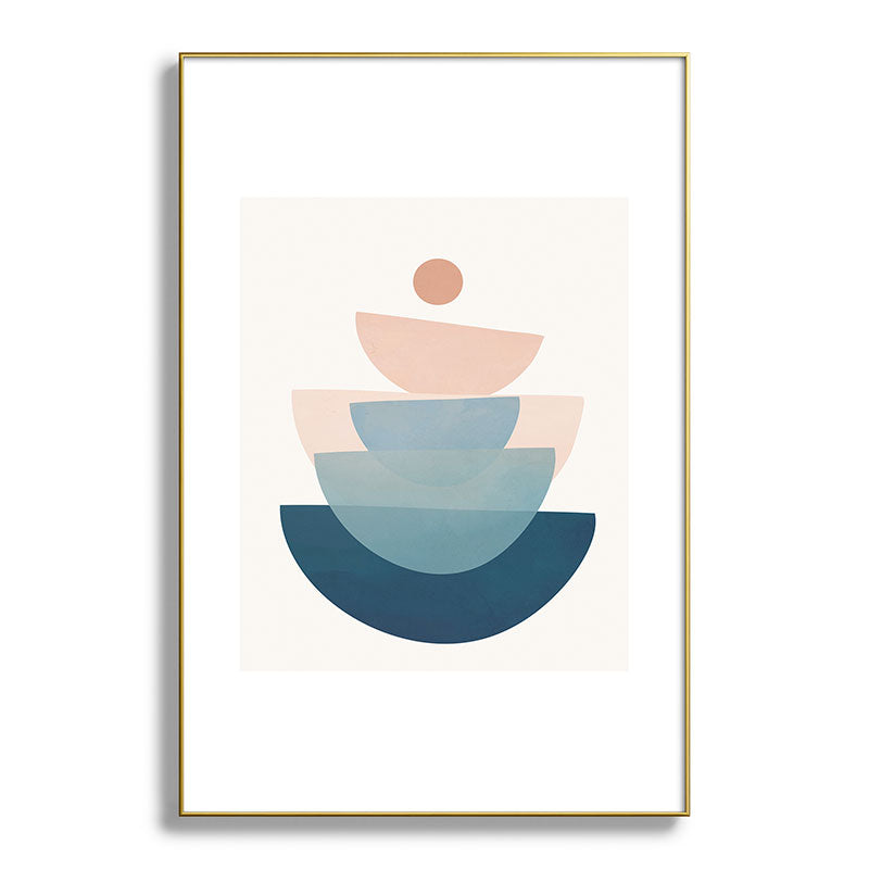 Abstract Minimal Shapes 31 Framed Art Print Gallery Image 127