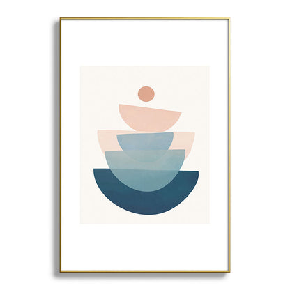 Abstract Minimal Shapes 31 Framed Art Print Gallery Image 127