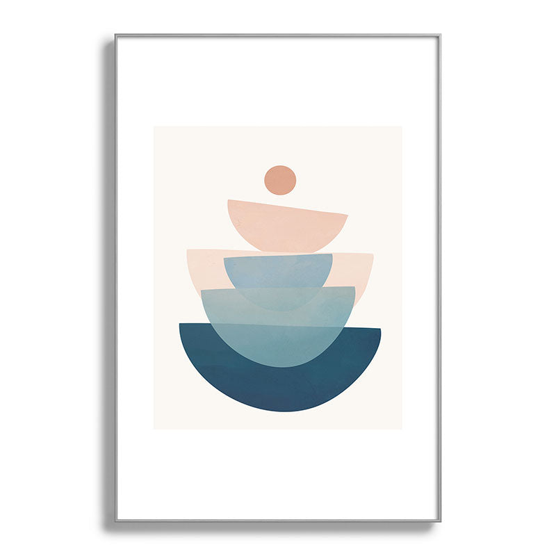 Abstract Minimal Shapes 31 Framed Art Print Gallery Image 138
