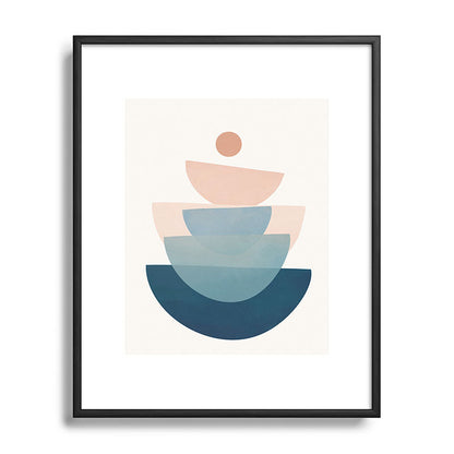 Abstract Minimal Shapes 31 Framed Art Print Gallery Image 112