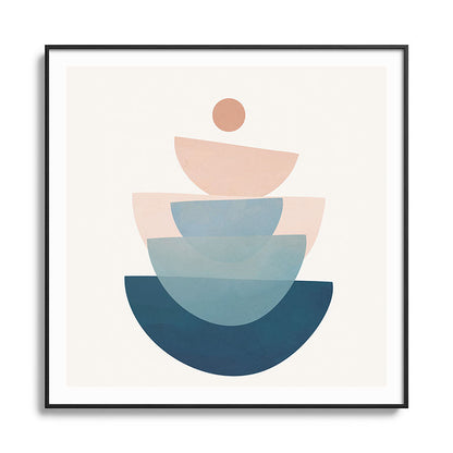 Abstract Minimal Shapes 31 Framed Art Print Gallery Image 126