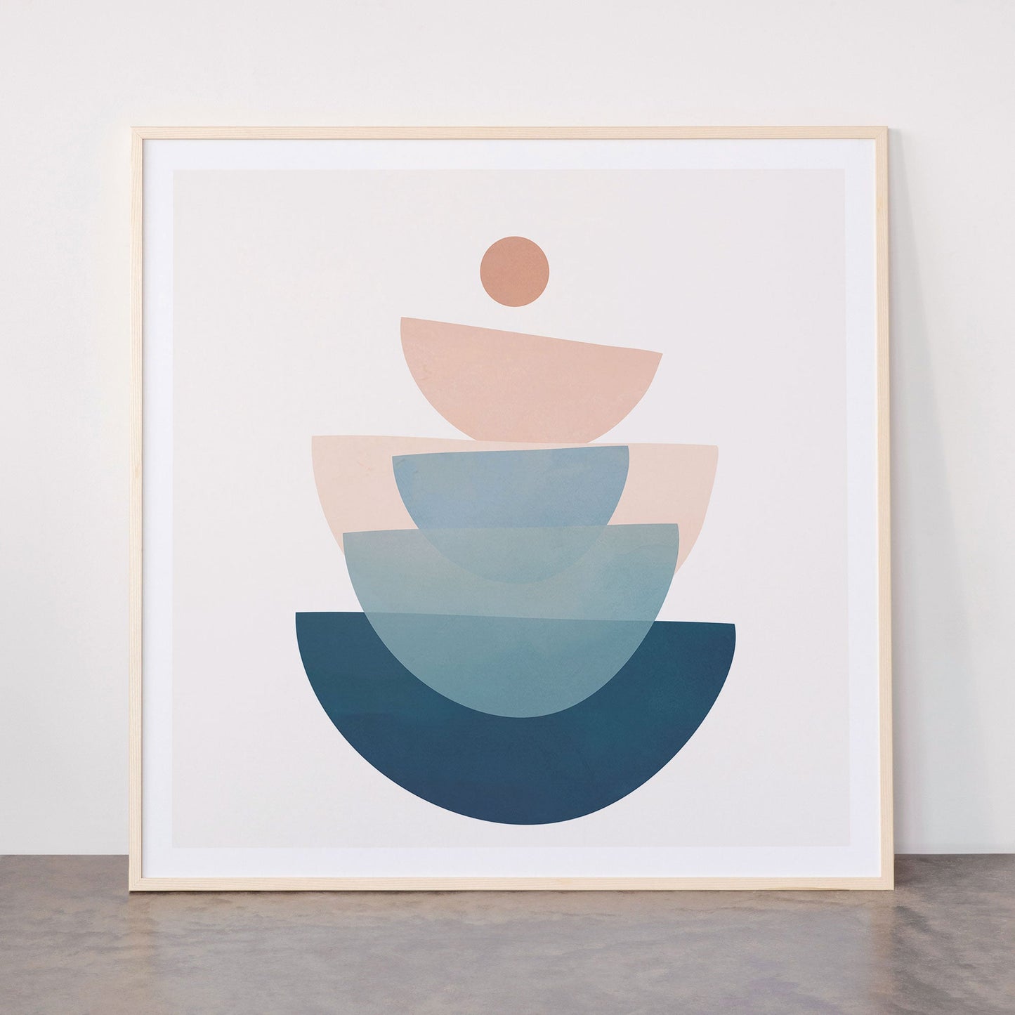 Abstract Minimal Shapes 31 Framed Art Print Gallery Image 33