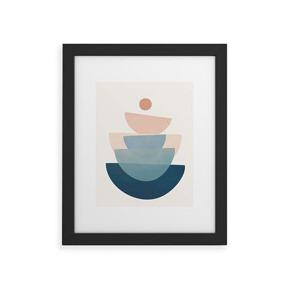 Abstract Minimal Shapes 31 Framed Art Print Gallery Image 45