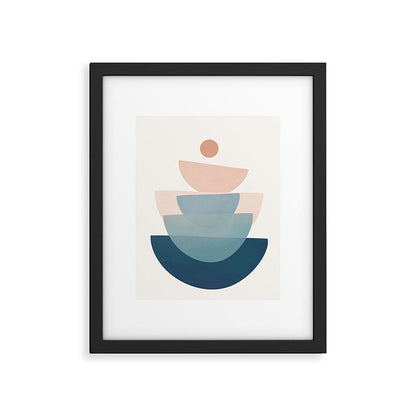 Abstract Minimal Shapes 31 Framed Art Print Gallery Image 1