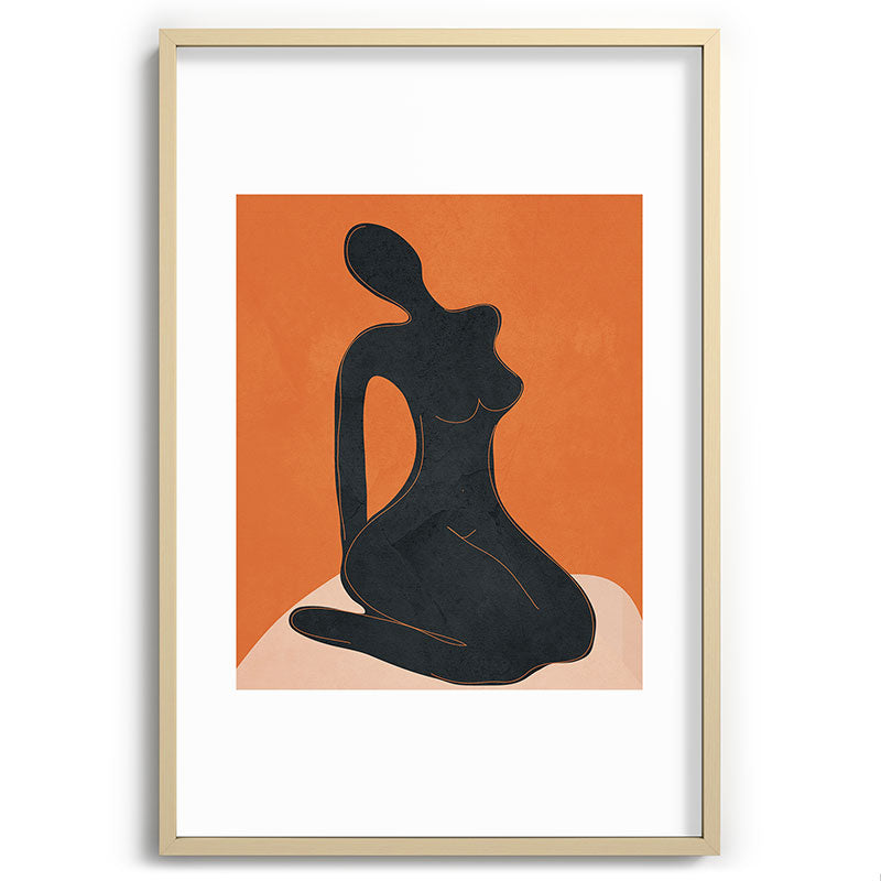 Abstract Nude II Framed Art Print Gallery Image 74