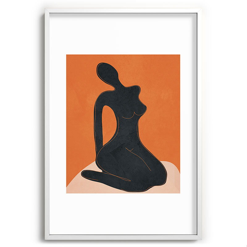 Abstract Nude II Framed Art Print Gallery Image 80