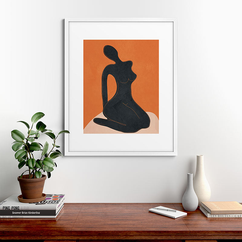 Abstract Nude II Framed Art Print Gallery Image 56