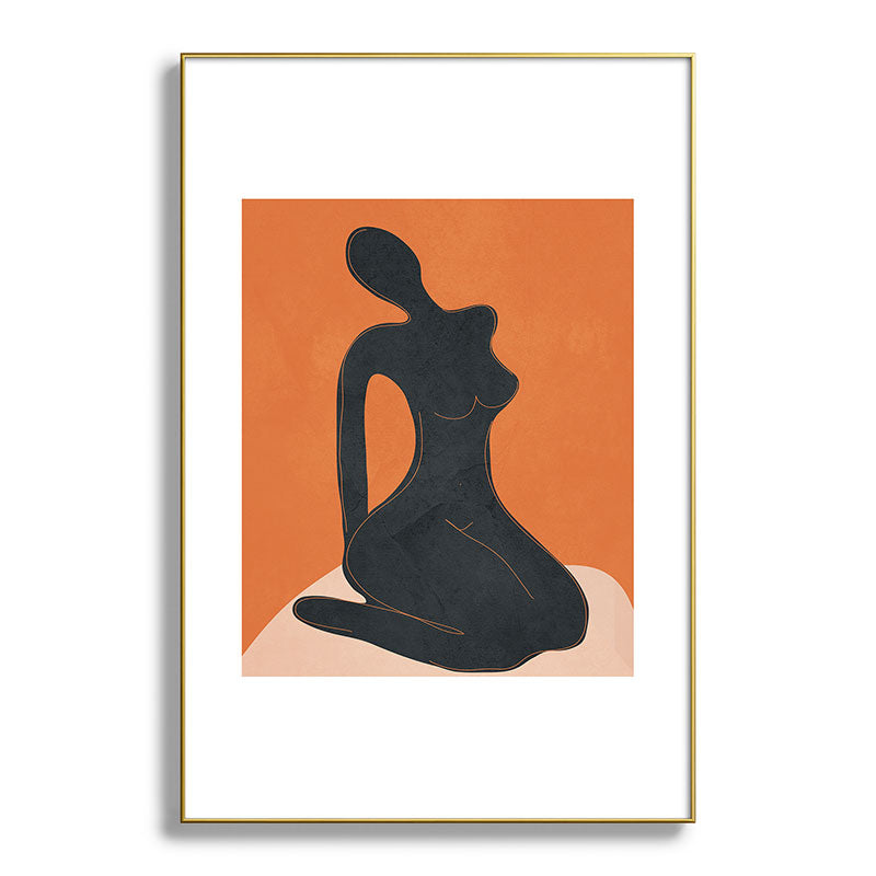 Abstract Nude II Framed Art Print Gallery Image 93