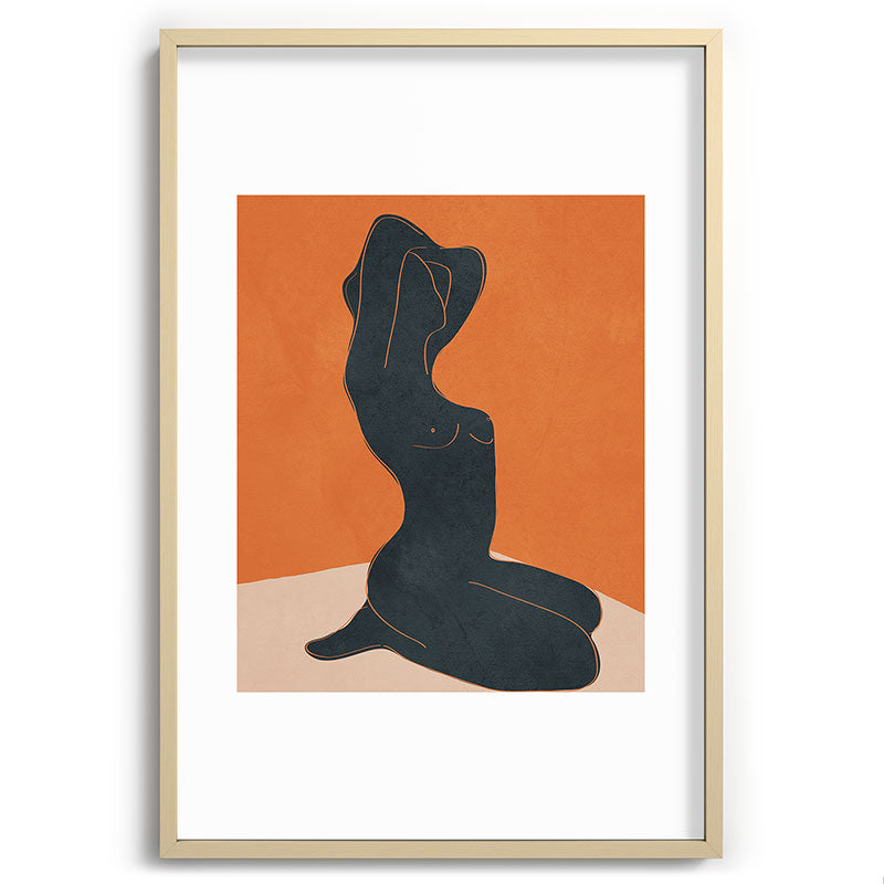 Abstract Nude IV Framed Art Print Gallery Image 74
